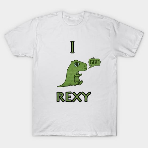 Rexilicious T-Shirt by daetopia_inc